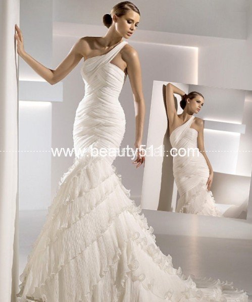 2010 most popular modern mermaid wedding dressbridal dress