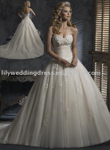 See larger image Beautifu Diamond Wedding Dress