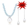 fashion crystal pearls jewelry sets AS79