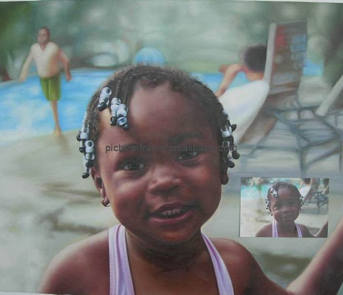 Black girl portrait 20x24inch