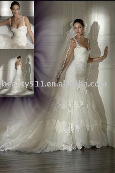 Stunning Arab style elegant wedding dress DE041
