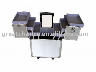 Professional Makeup Case on Professional Dog Grooming Trolley Case  Aluminum Makeup Trolley Case