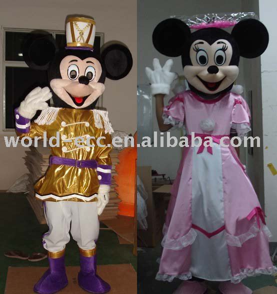 C0170 Wedding Mickey Minnie Cartoon costume mascot costume fur costume