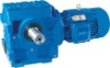 DL S series right angle helical worm gearmotors