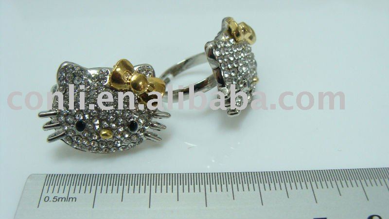 Hello Kitty Jewellery. Hello Kitty ring, Adjustable