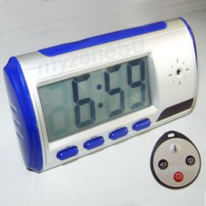 Hidden Camera Alarm Clock