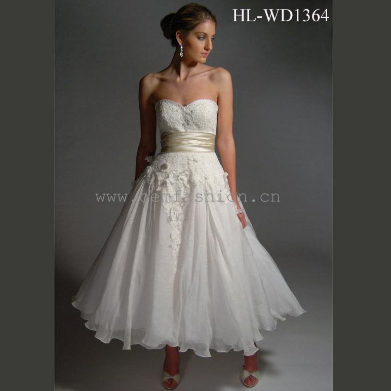 See larger image Charm Short wedding dress HLWD1364