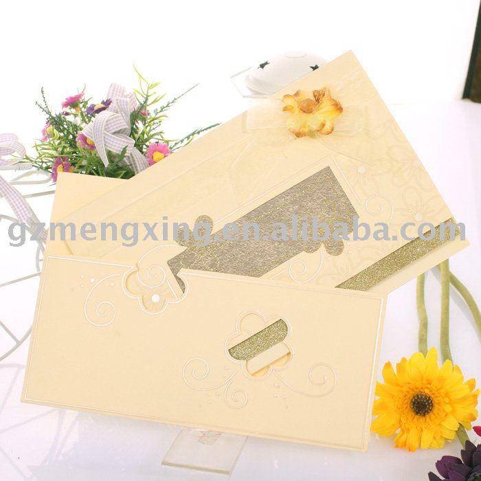 romantic wedding invitation cards -- T055 romantic wedding invitation cards -- T055