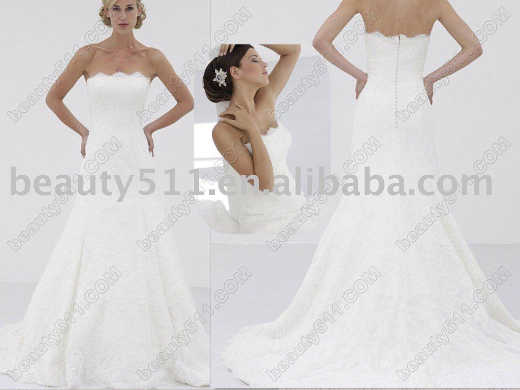 lace trumpet wedding dresses