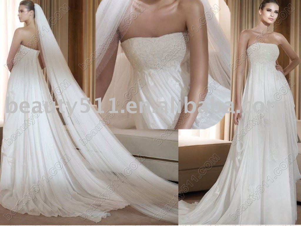 simple garden wedding dresses
