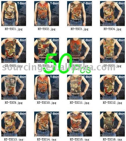 See larger image: 50pcs new design Tattoo T-shirts Wholesale!