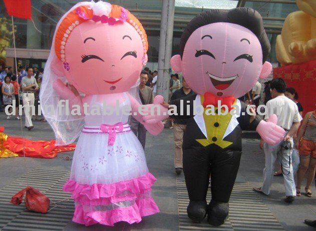 Wedding Celebration decoration inflatable movable cartoon