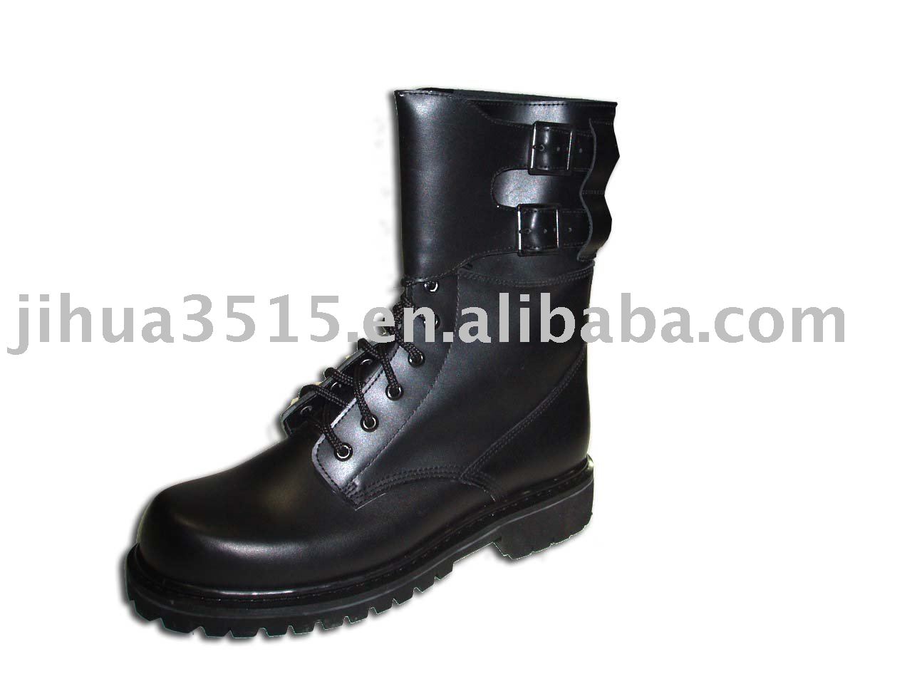 Leather Military Boots