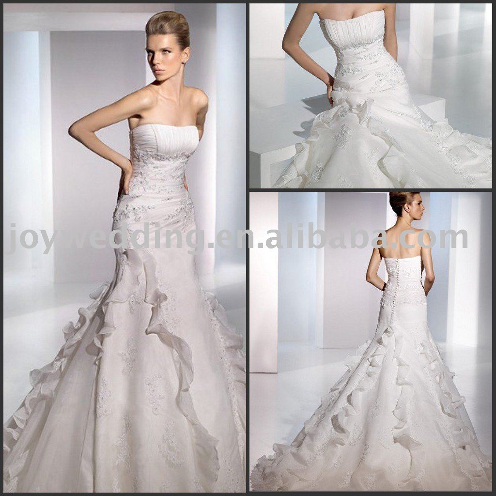Fashion new custom lace bridal