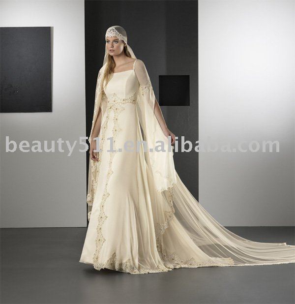 2010 arabic style wedding dress bridal dresses ball gown WDAH0201
