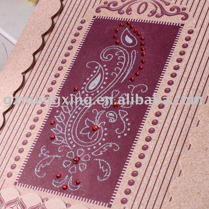 You might also be interested in Shadi wedding invitation heart shaped 