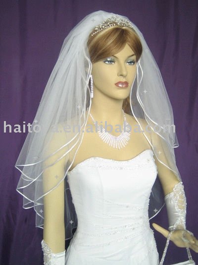 Bridal Veils on Bridal Veil V08fw Products  Buy Crystals Rhinestones 3 Tier Bridal