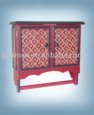A RICH DECOR STORE. BATHROOM WALL CABINET WITH TOWEL BAR