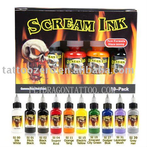 See larger image: high quality Scream tattoo ink. Add to My Favorites
