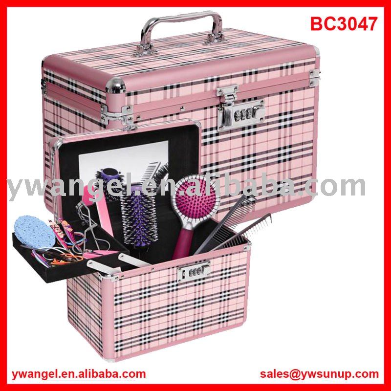train case makeup bag. Aluminum Cosmetic Makeup Train Case(China (Mainland))