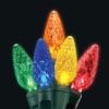 C6 Multi LED Christmas lights(1pcs molded)