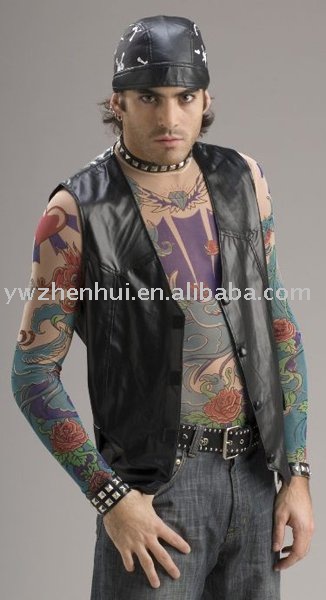 Shirt, pants and jewelry not included. novelty tattoo sleeves