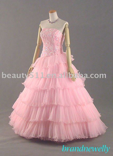 2010 light pink Japanese wedding dress bridal dresses bridal gown WDAH0287
