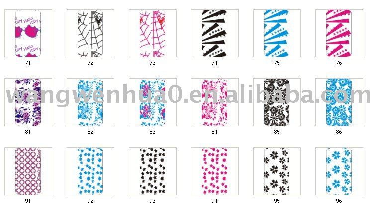 Hello Kitty Nails Stickers. kitty nail chanel decal