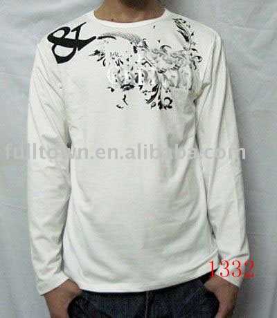 Fashionshirts Suppliers on Men S Long Sleeve T Shirt  Designer Fashion T Shirt  M 2xl Sales  Buy