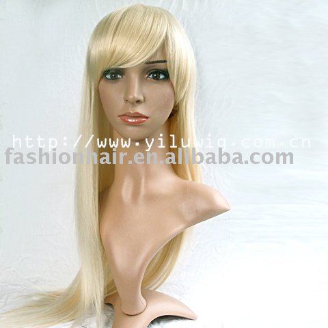 blonde hairstyles with side fringe. Long Hair Layered Side Bangs.