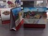 Lenticular table calender with 3D effect