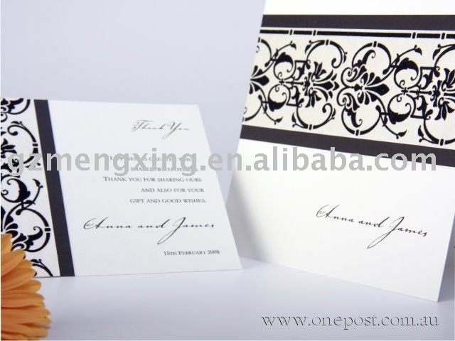 See larger image Luxury wedding cardselegant wedding invitationEA898
