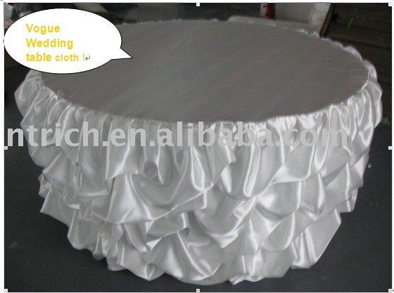 See larger image White Wedding Table Cloth