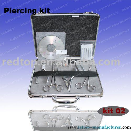 Body Piercing Kit,professional piercing tool,made by 316 stainless steel,steriled and safe.Easy to handle,fit all kinds of user.