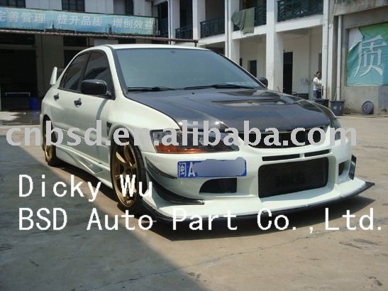bodykit for the Mitsubishi Evo8 9 of the Voltex Style