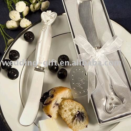 Wedding Gift Heart Design Spreader Amp Butter Knife Favors