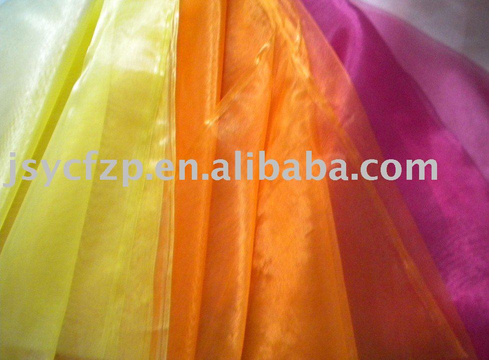 organza fabric for wedding banquet party decoration