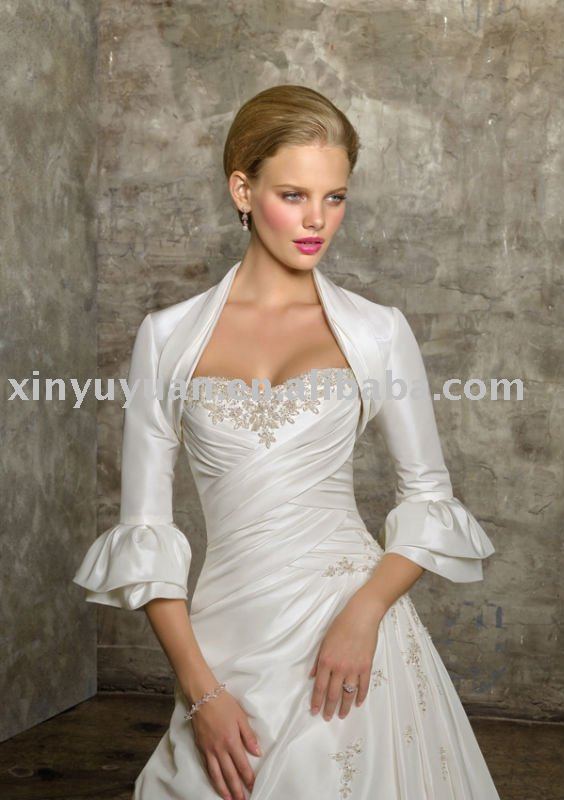 top fashion 2011 designer summer wedding dresses with jacket MLW025