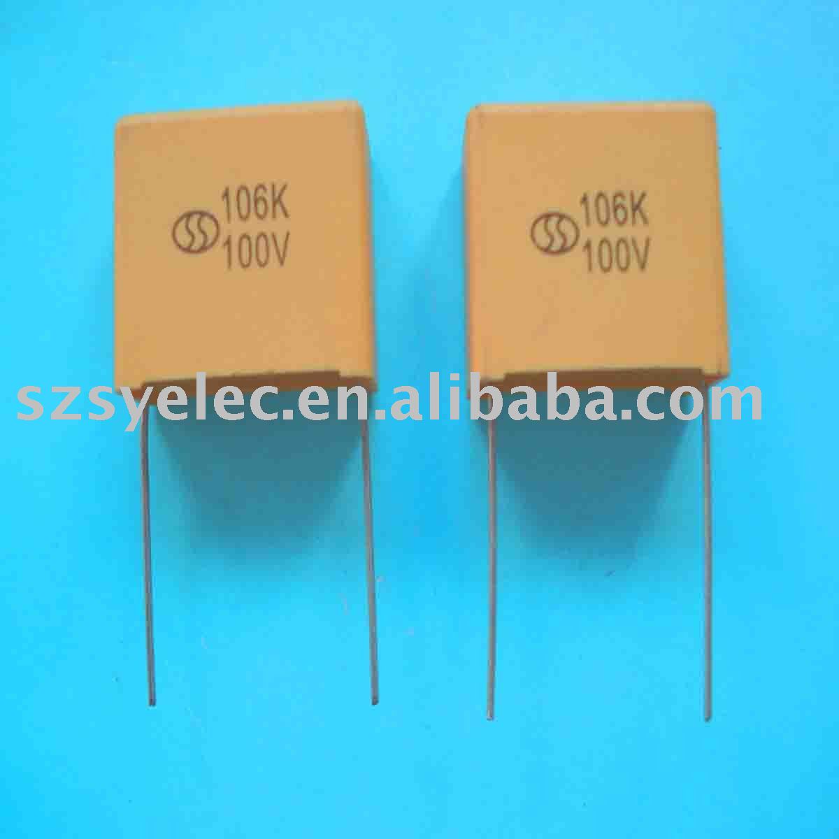 Metallized polyester film capacitor accessories box type CL2