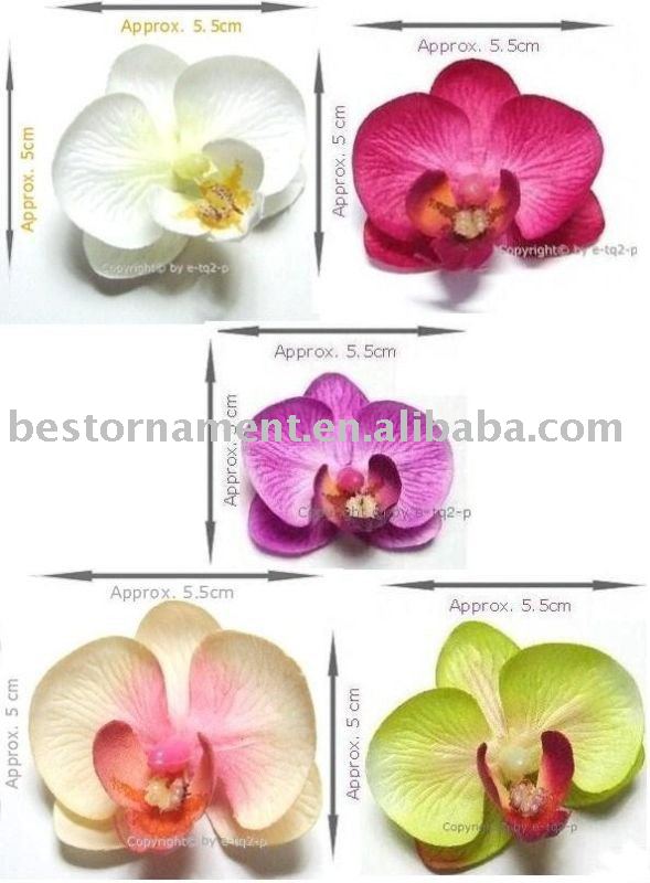 Artificial Orchid Flower Heads for wedding decoration Verified Company