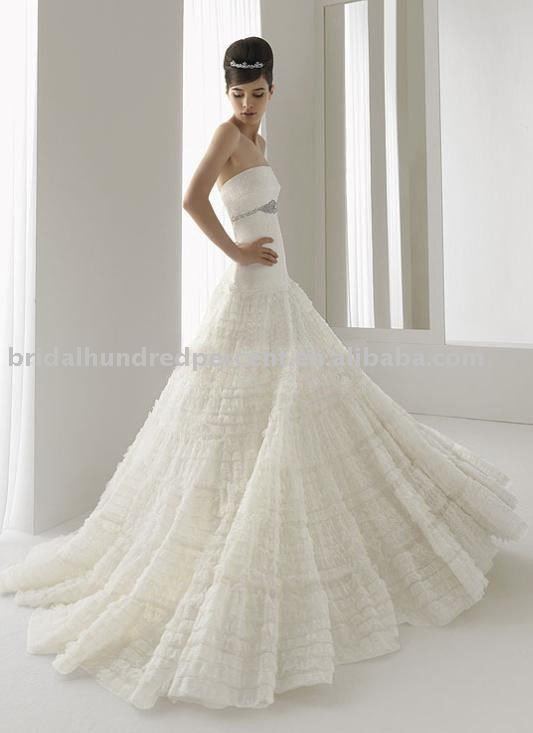 2010 hot sale elegant wedding dress ZLWB1060