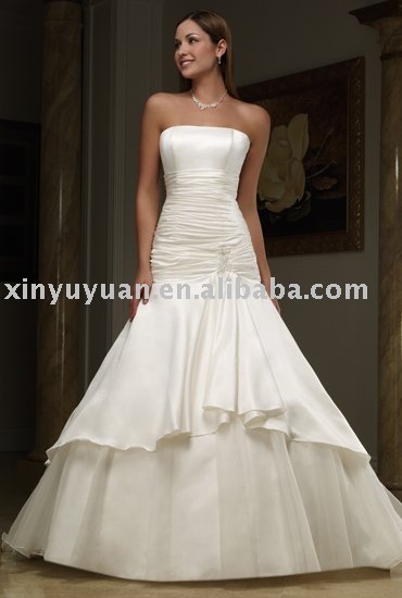 simple and vintage mermaid style new couture wedding dresses RDW029