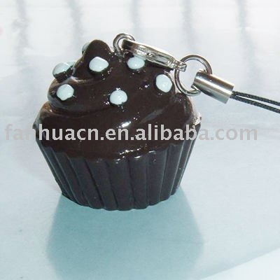 Phone Charms on Phone Charms Cupcake Mobile Phone Charms New Style Lovely Cupcake Cell