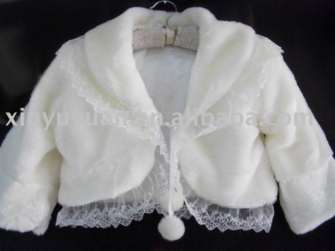 China plus size custom winter wedding dress jacket SHA016