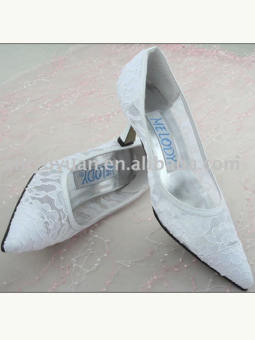 lace wedding shoes BWS023