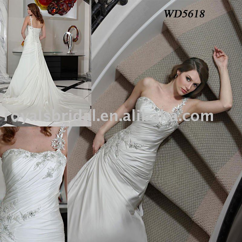 WD5618 Elegant OneShoulder Wedding Dress 2010