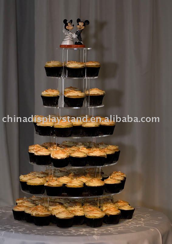 See larger image Acrylic Wedding Cupcake Display