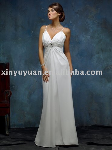 modest and vintage new designer outdoor destination wedding gowns MSW057