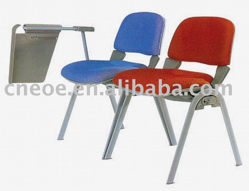 chair with writing