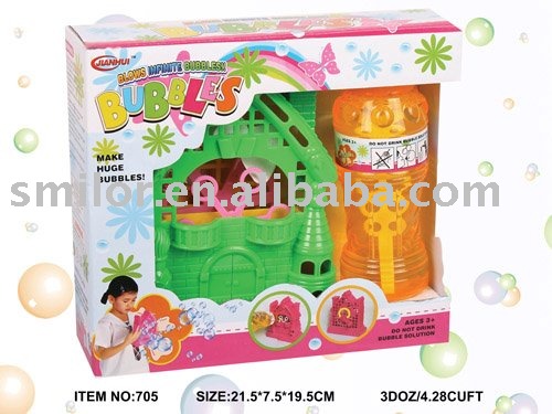 Best-selling Hand-operated bubble house toy.bubble toys,plastic toys
